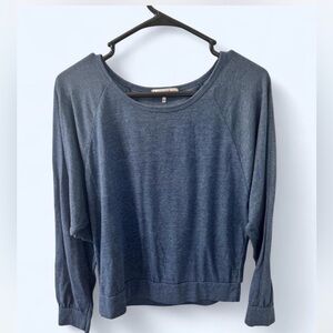 Women's Long Sleeve Blue Top